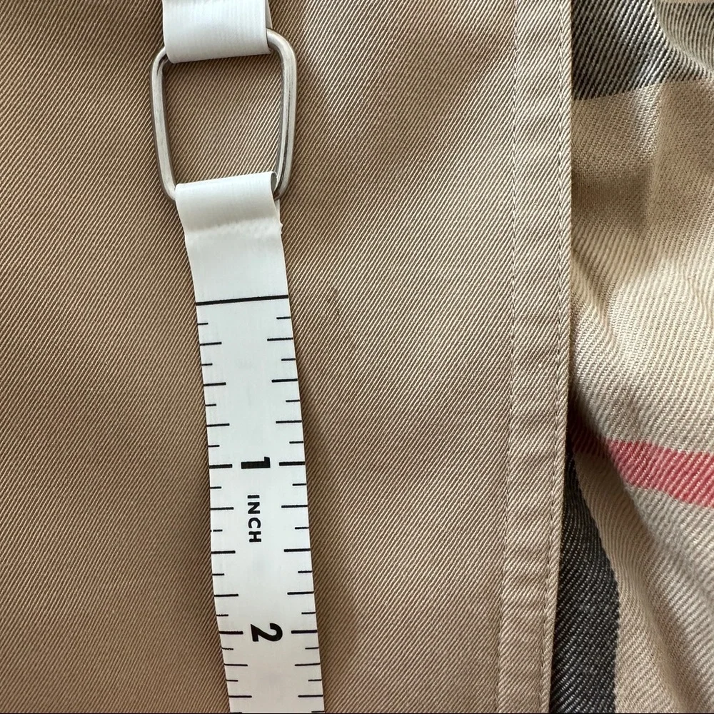 Burberry cotton gabardine long trench coat US 0 - Picture 13 of 15